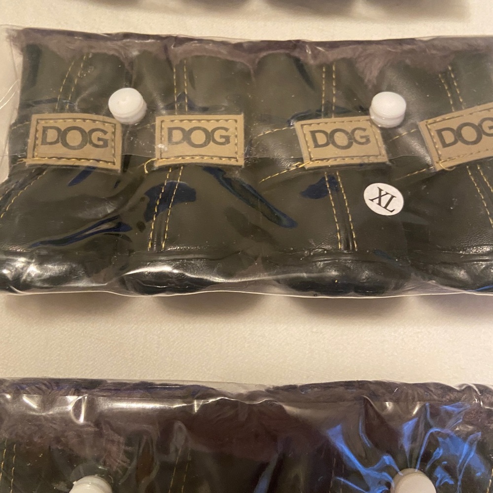 Dog shoes new in bag Dog Ugg lookalikes